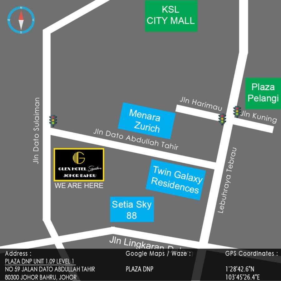 Glex Hotel Signature Johor Bahru Zewnętrze zdjęcie